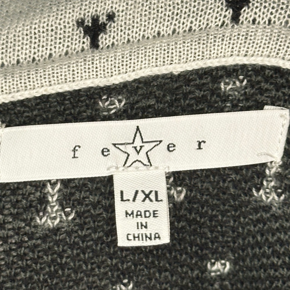 Fever Monochrome Patterned Cowl Neck Sweater Ponc… - image 3